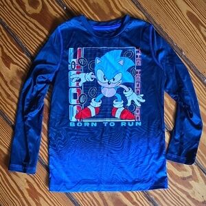 Sonic the Hedgehog Blue Kids Shirt